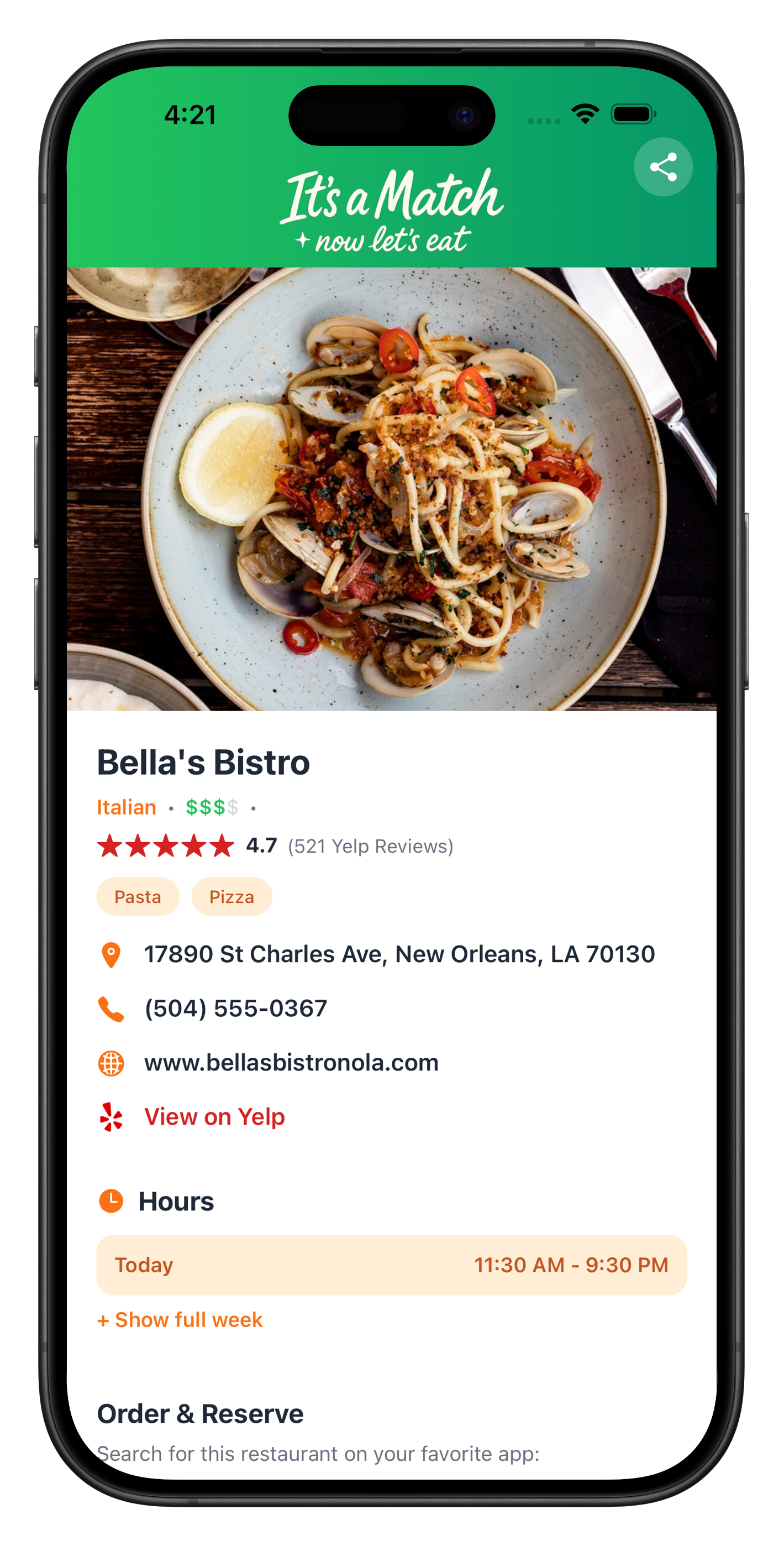 Unforkd app - match with your friends