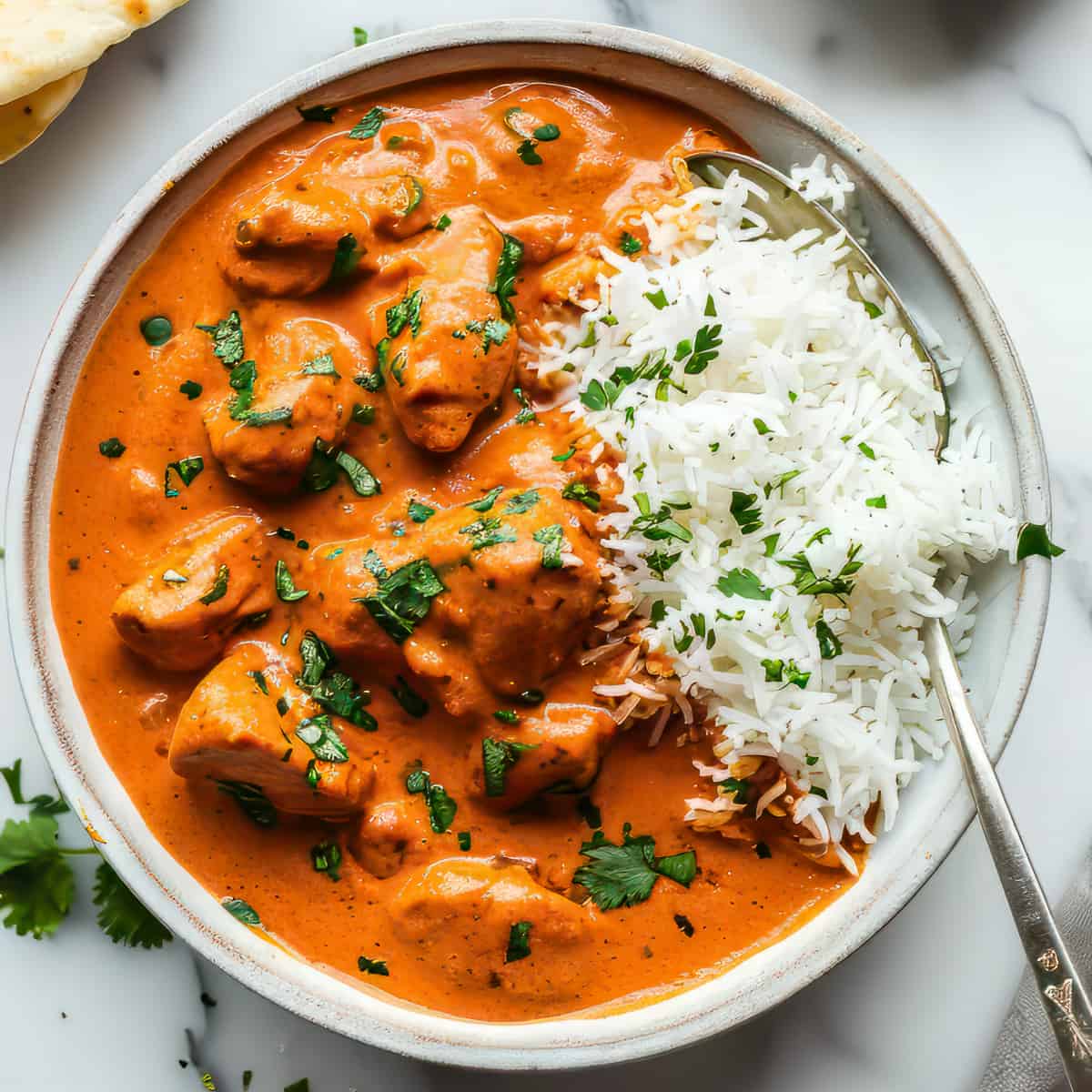 Indian-Butter-Chicken-recipe-with-rice